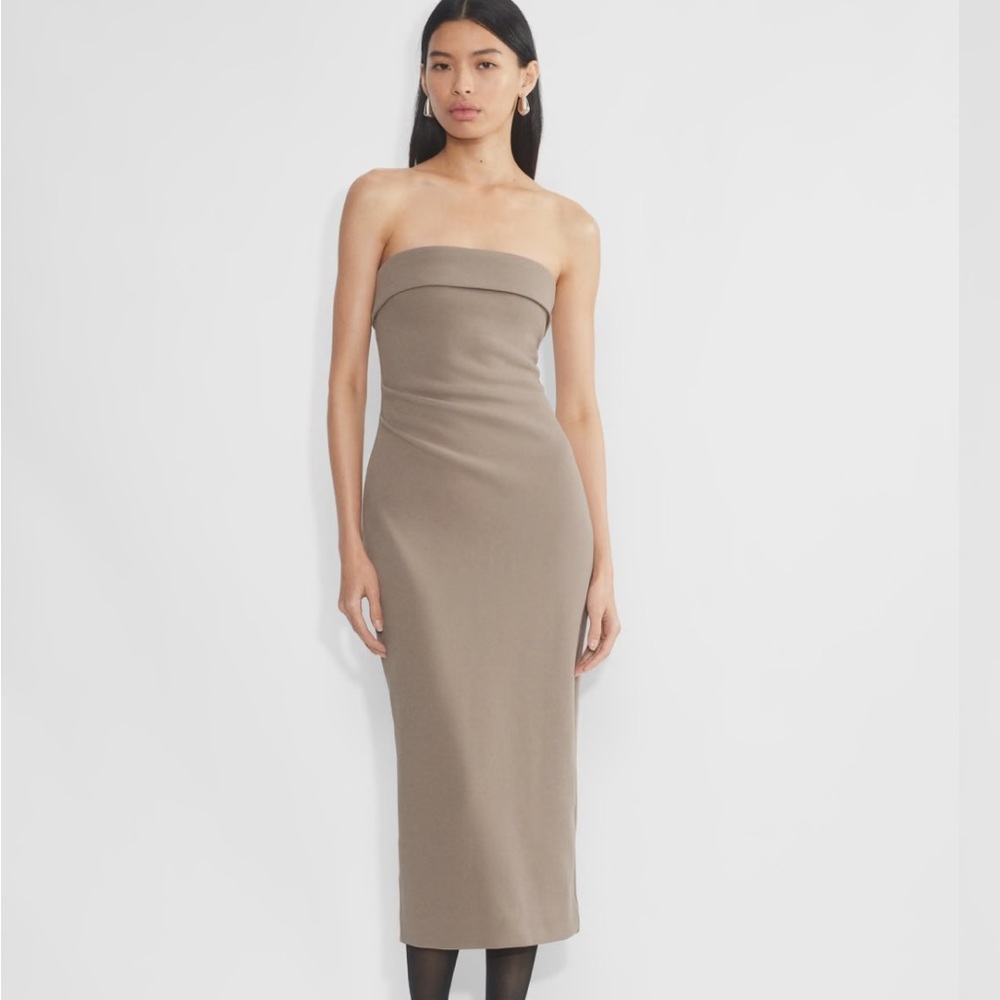 Aritzia Eyecatcher Dress Taupe